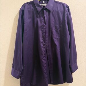 Geoffrey Beene Deep Purple Dress Shirt